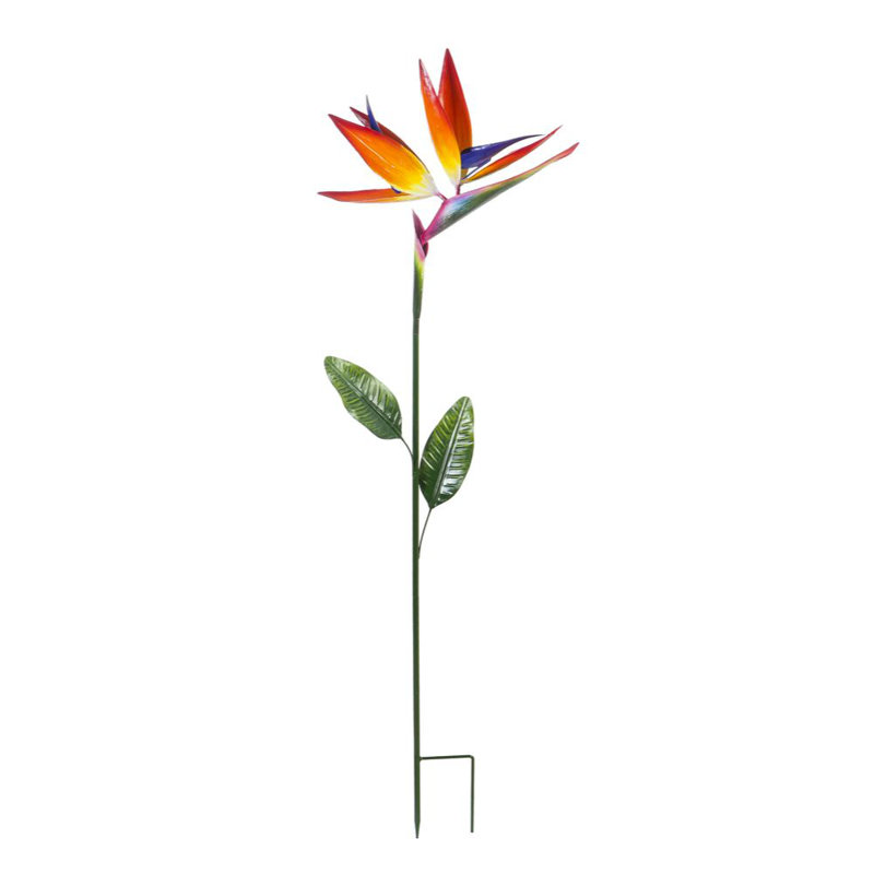 Bay Isle Home Large Metal Bird Of Paradise Stake Wayfair
